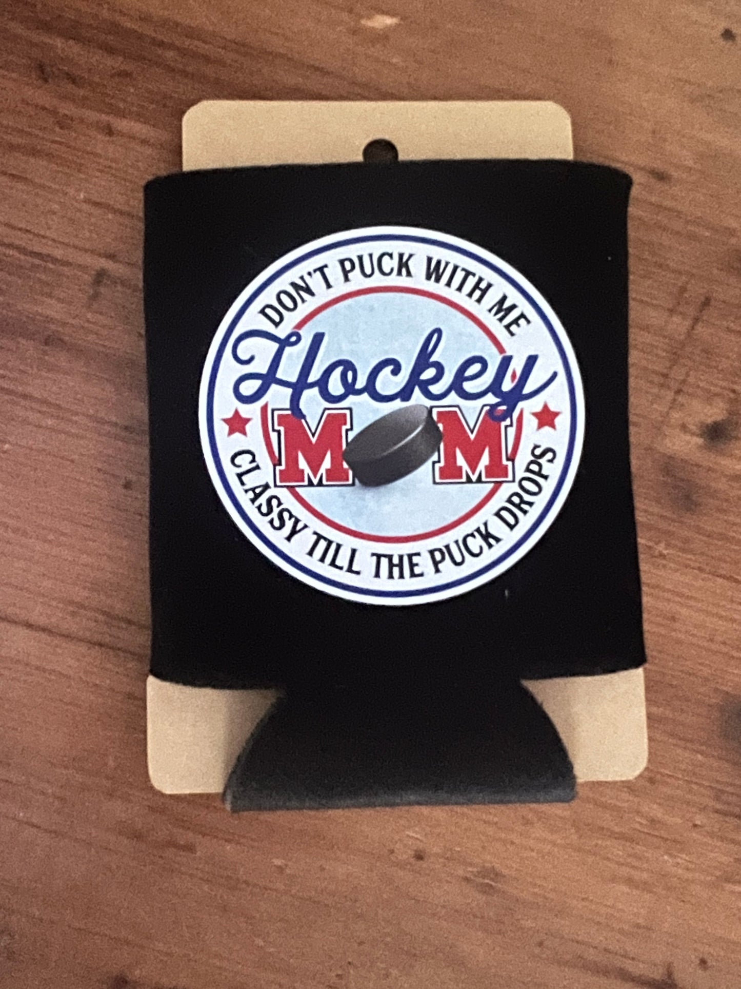 Hockey Mom & Dad Koozie