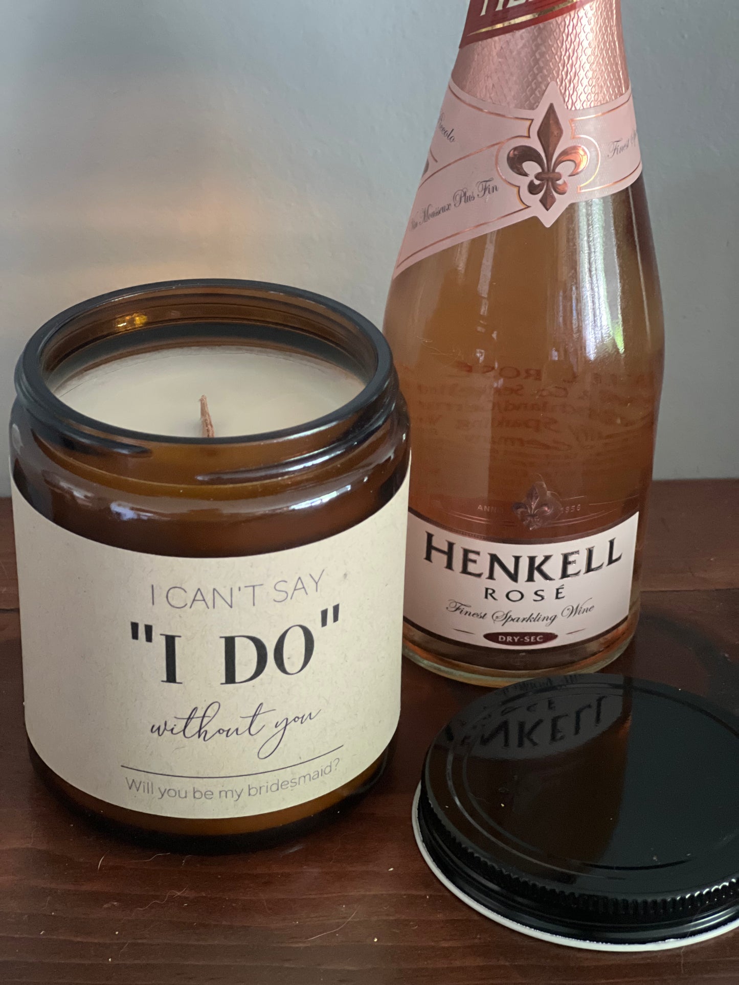 Bridesmaid candle