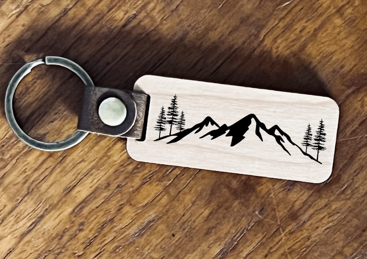 Mountain Keychain