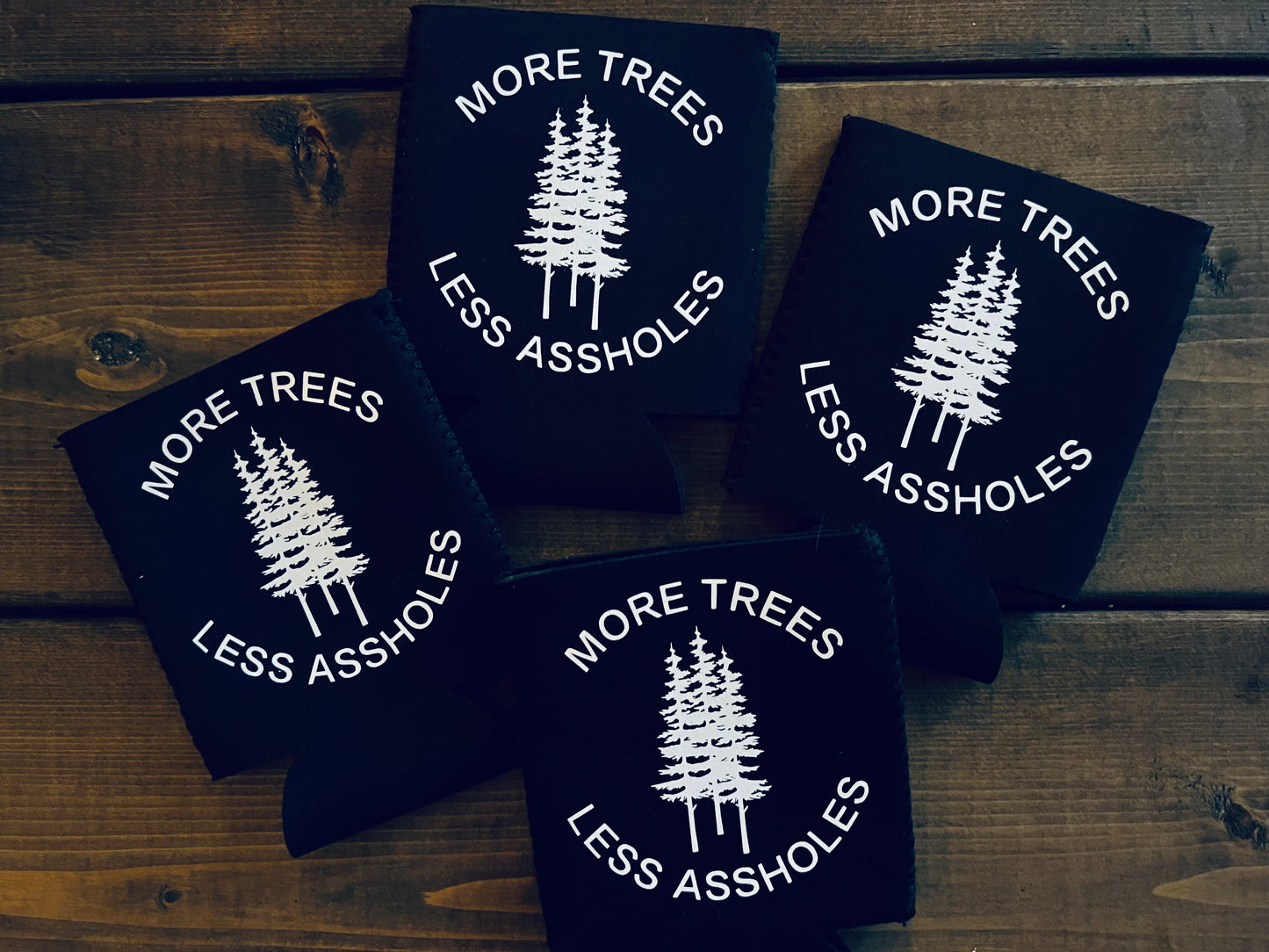 More trees koozie