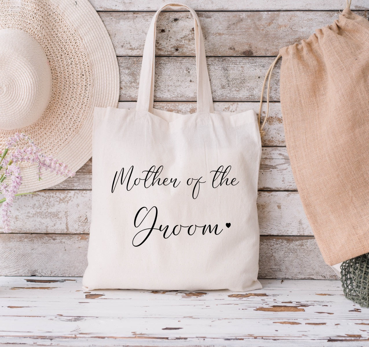 Wedding party tote bags