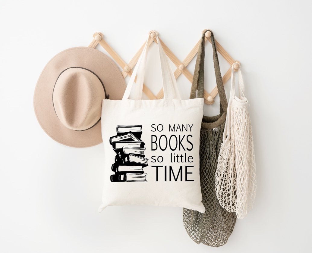 So many books tote bag