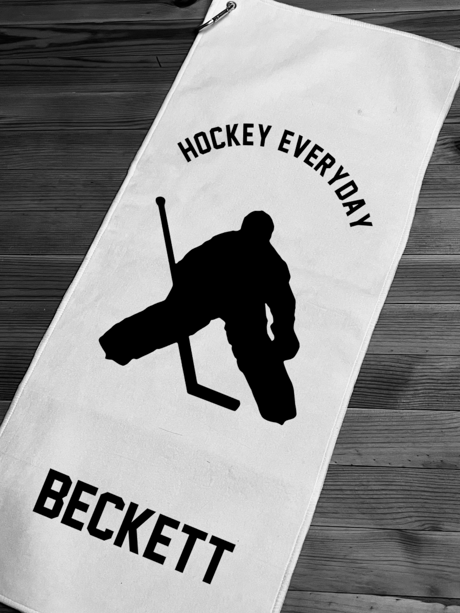 Personalized Hockey Skate Towels