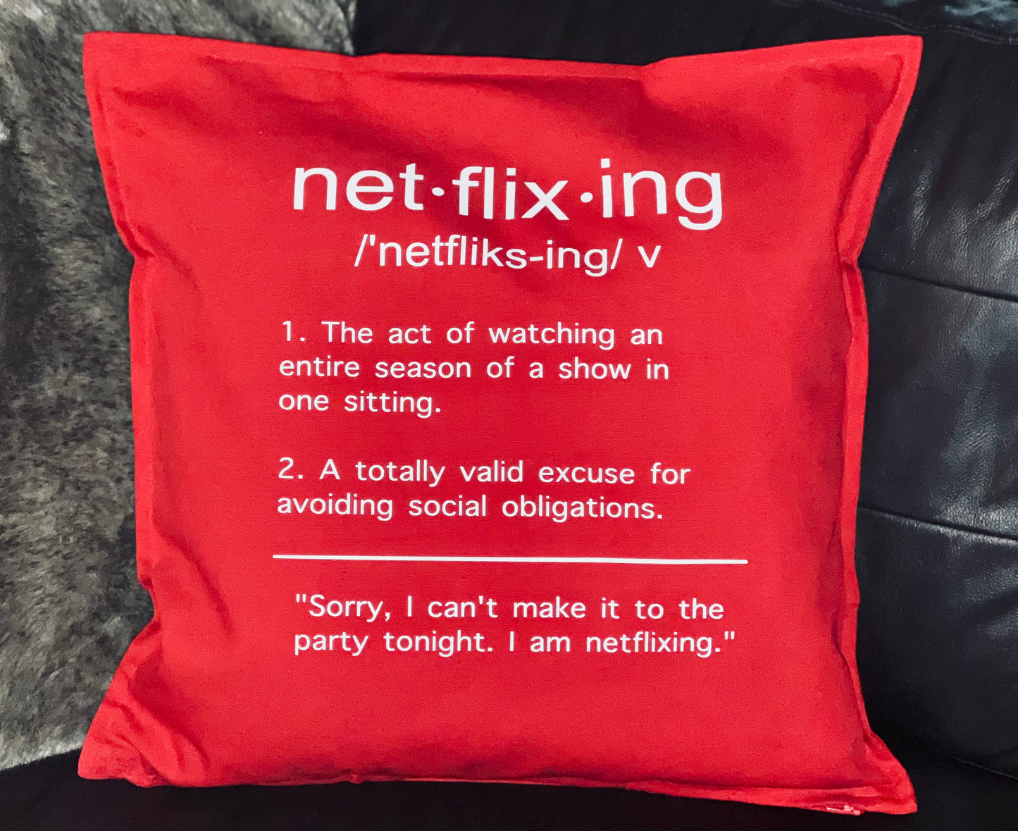 Netflixing Pillow