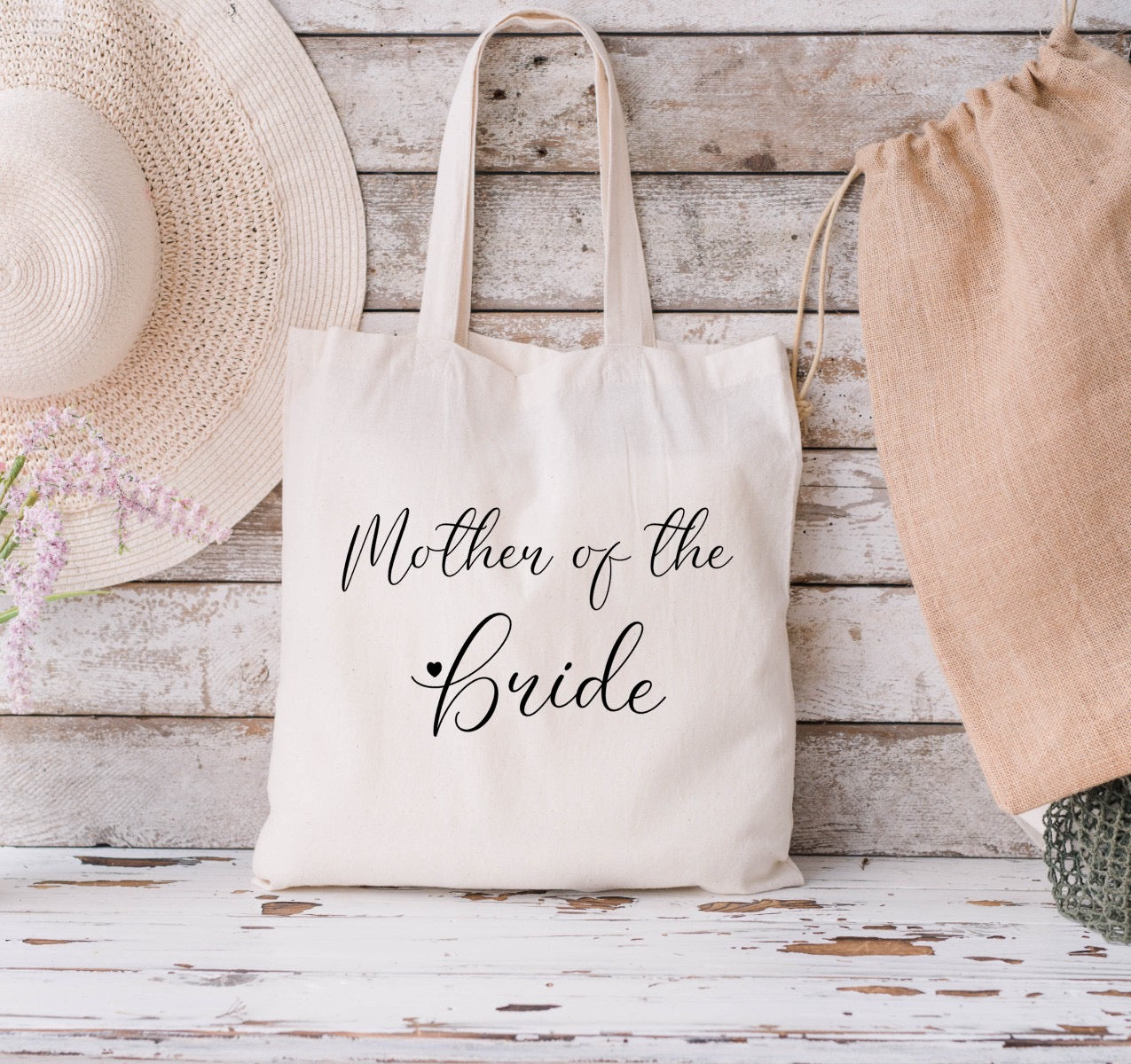 Wedding party tote bags