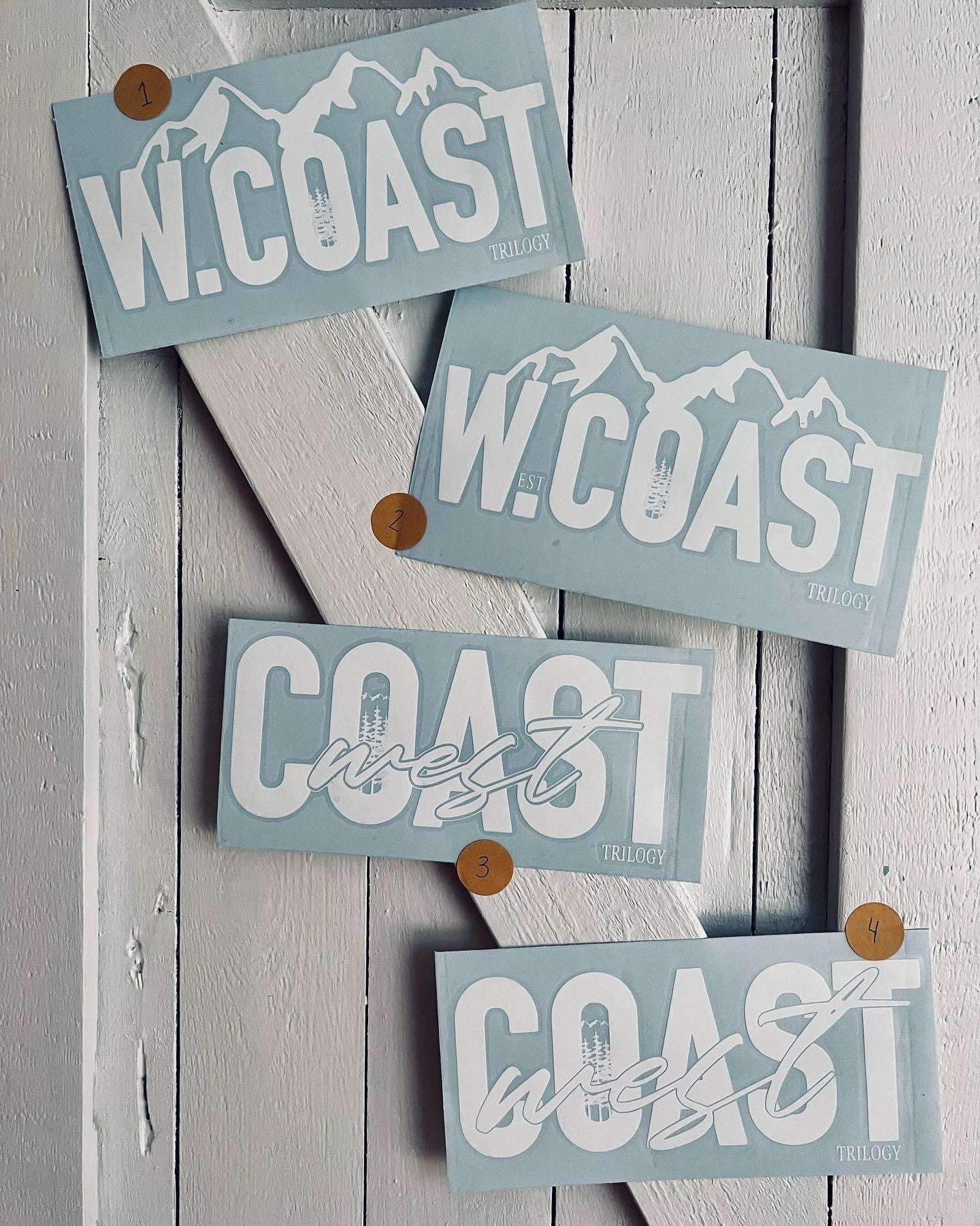 West Coast Vehicle/Trailer Decals