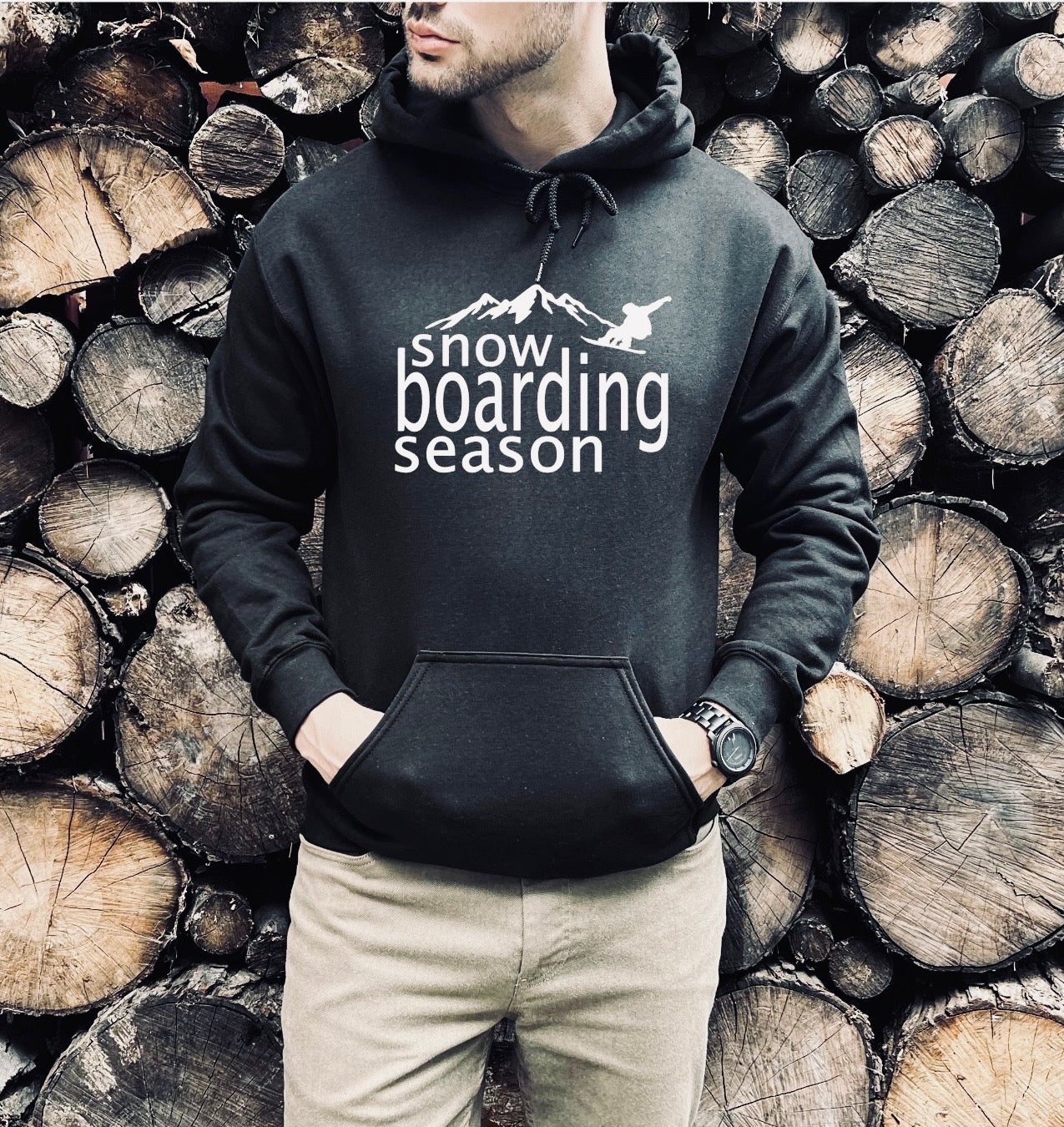 Snow Boarding Season Hoodie