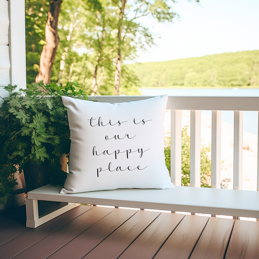 Happy Place Pillow