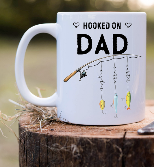 Personalized fishing mug