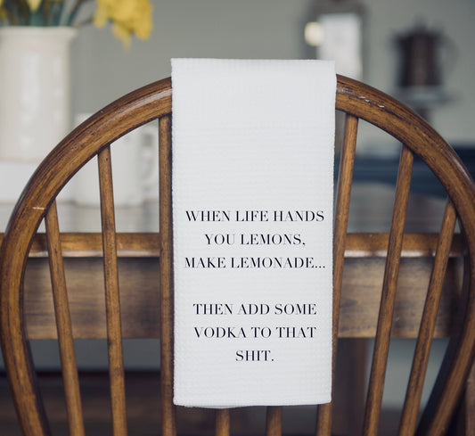 Make lemonade towel