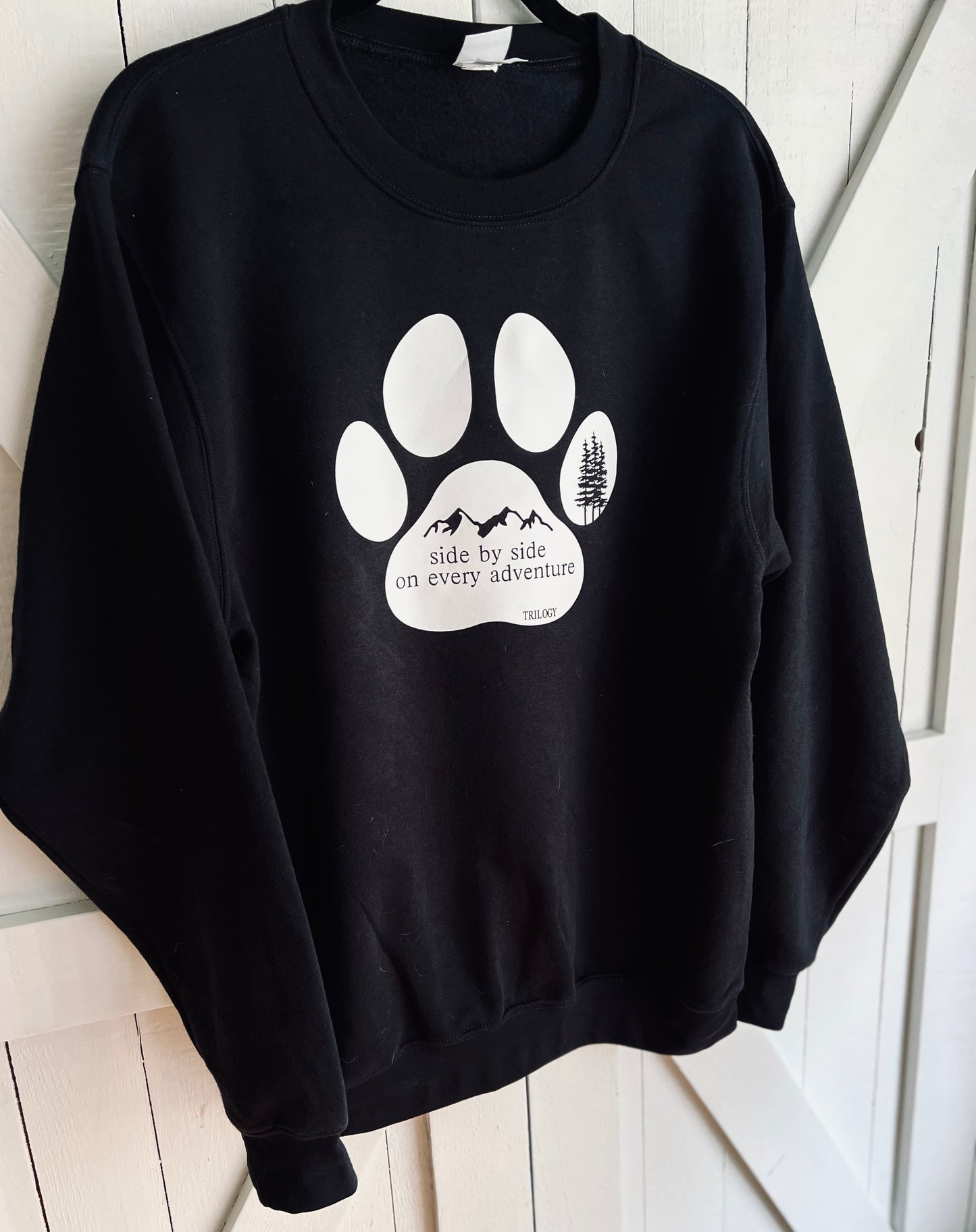 Paw Print Crewneck