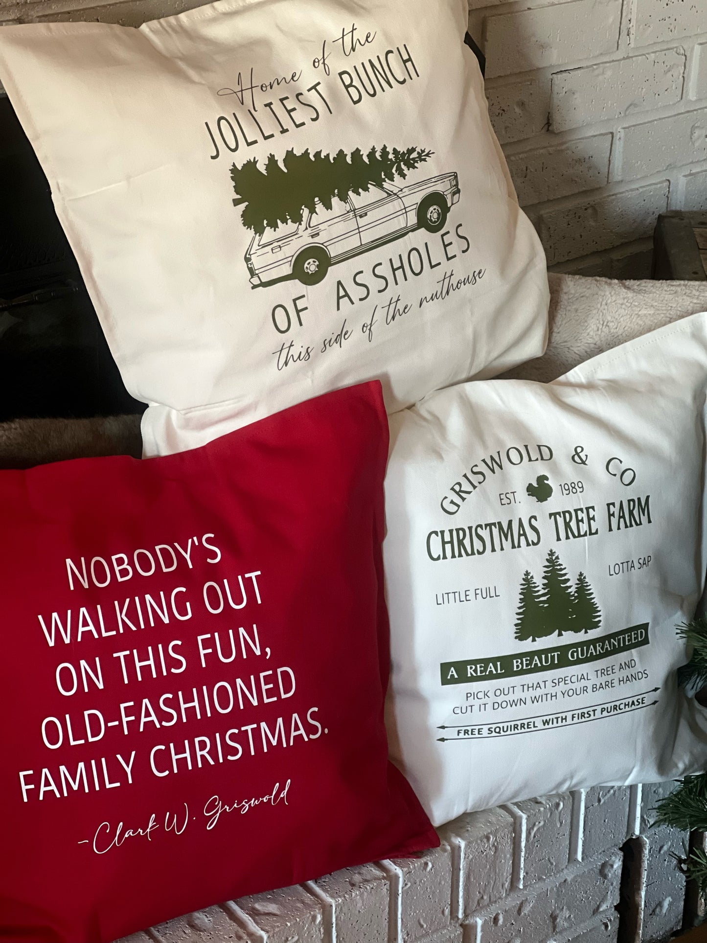 Christmas Vacation Pillows