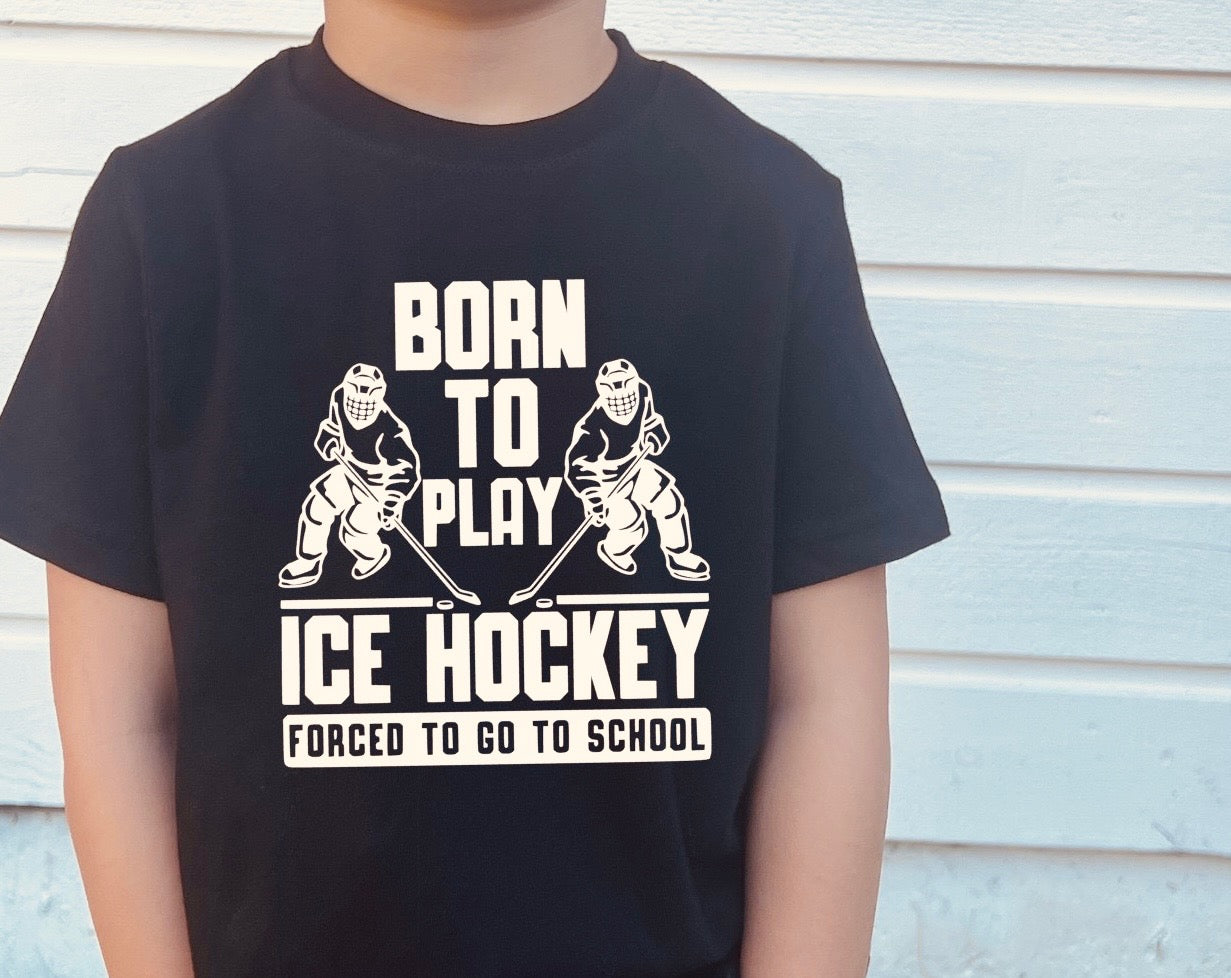 Forced to go to school kids T-shirt