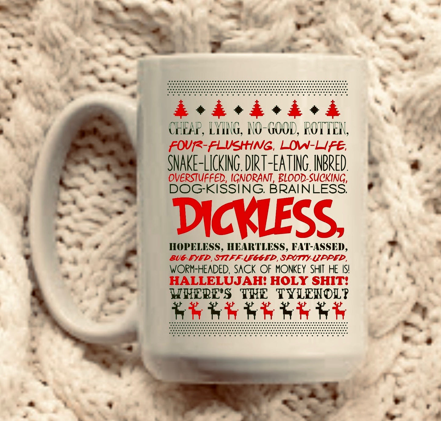 Christmas Vacation Dickless Mug