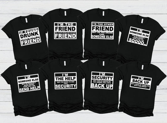 Group Drinking Shirts