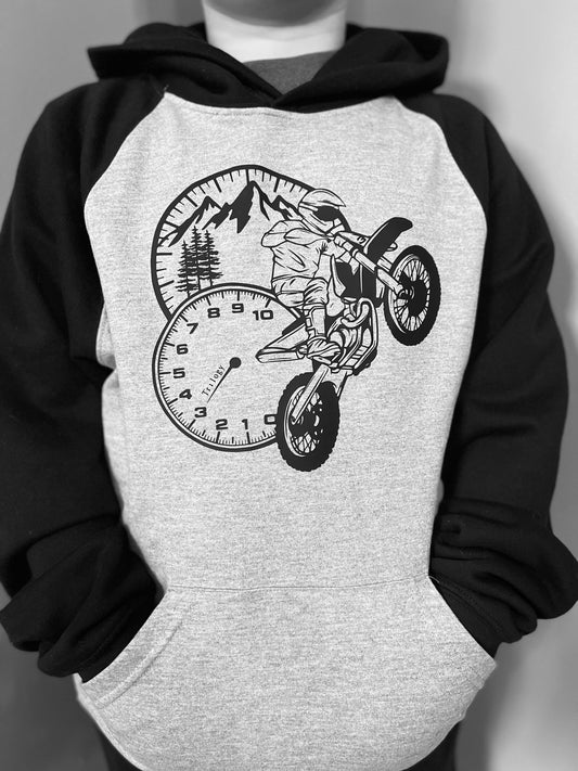 Dirt Bike Kids Hoodie