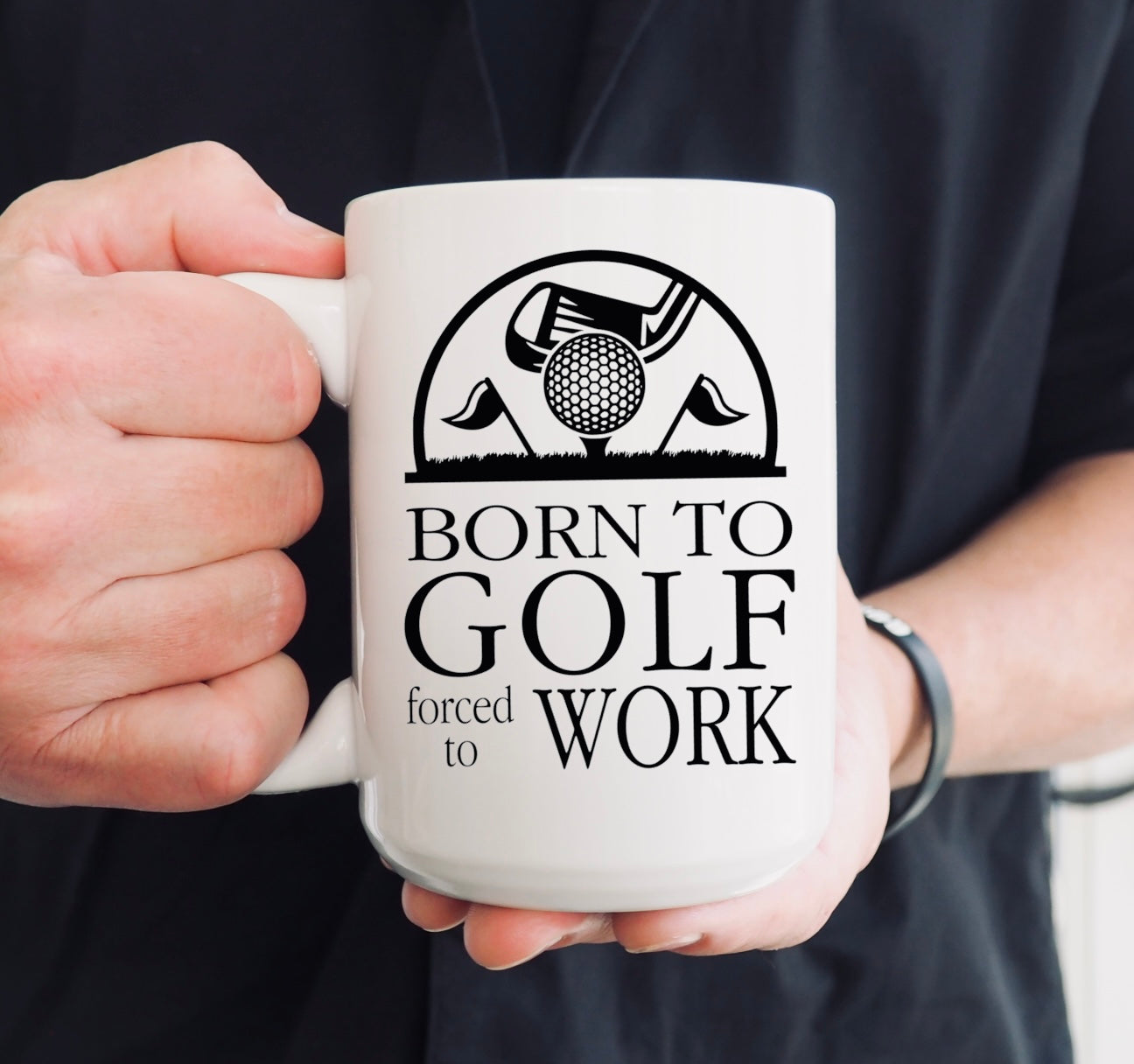 Born to golf mug