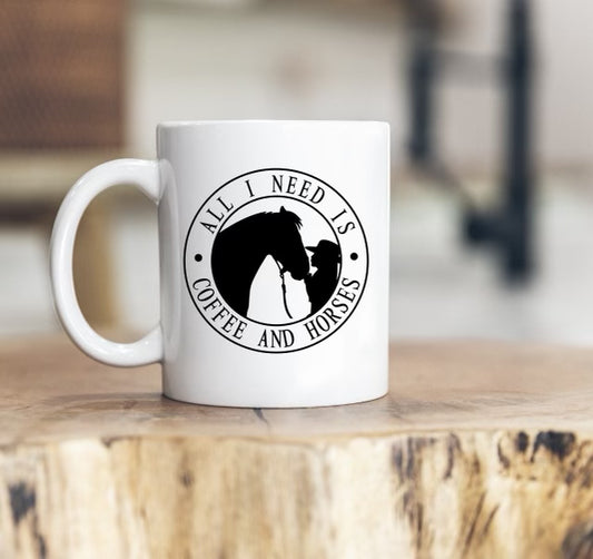 Coffee & Horses Mug