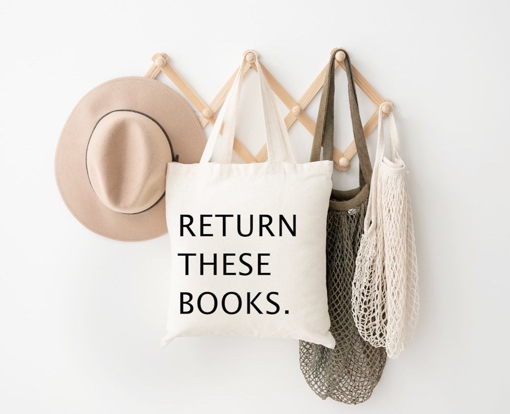 Return these books tote bag
