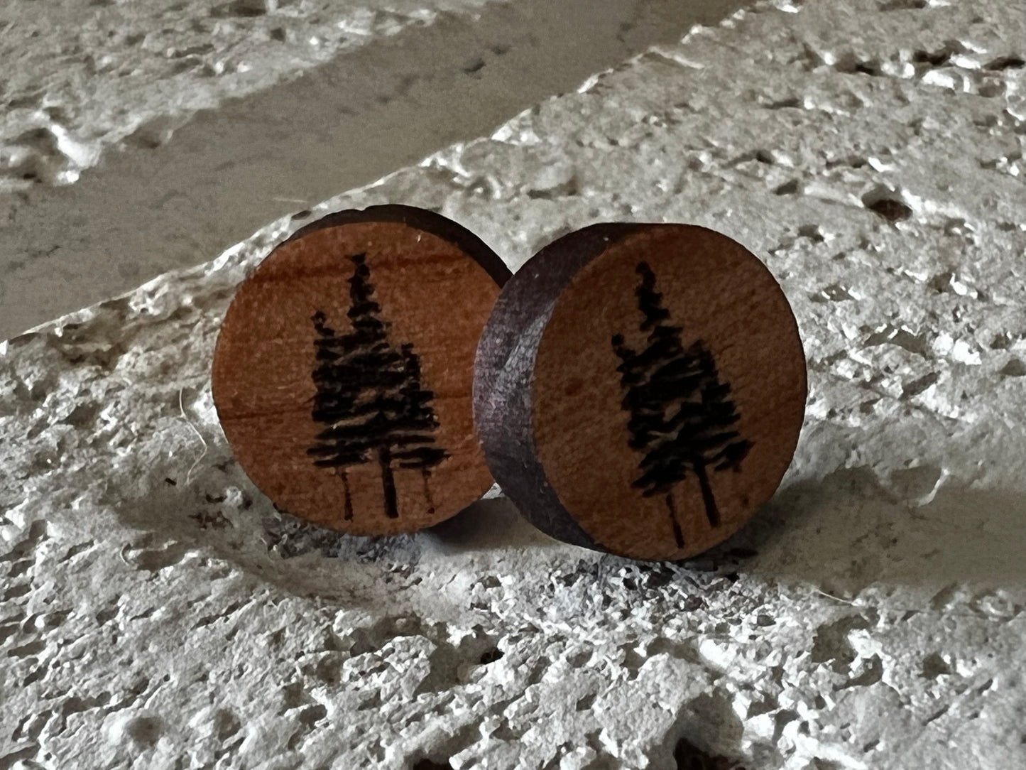 Three Tree Earrings