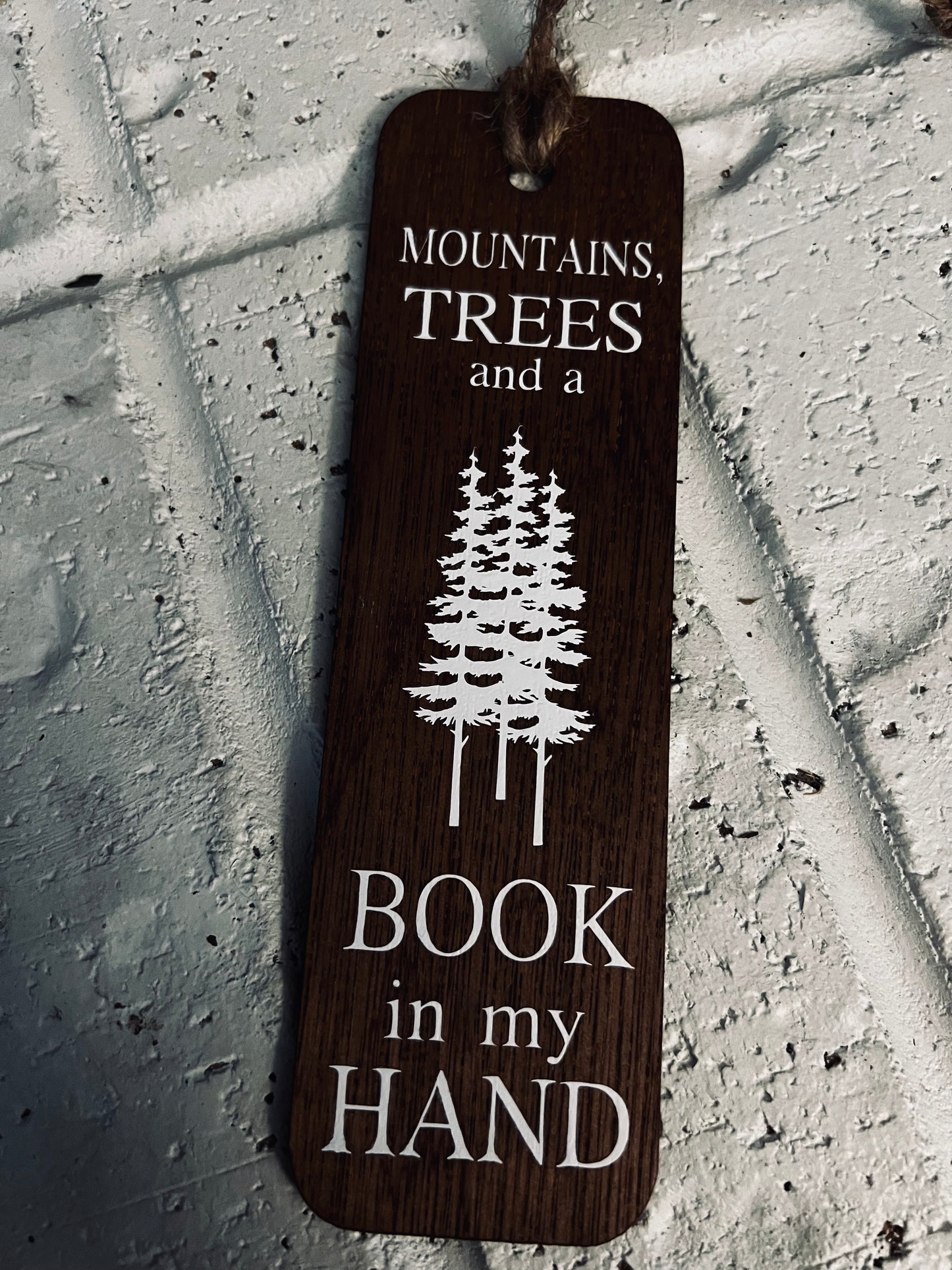 Dark Wood Book Marks