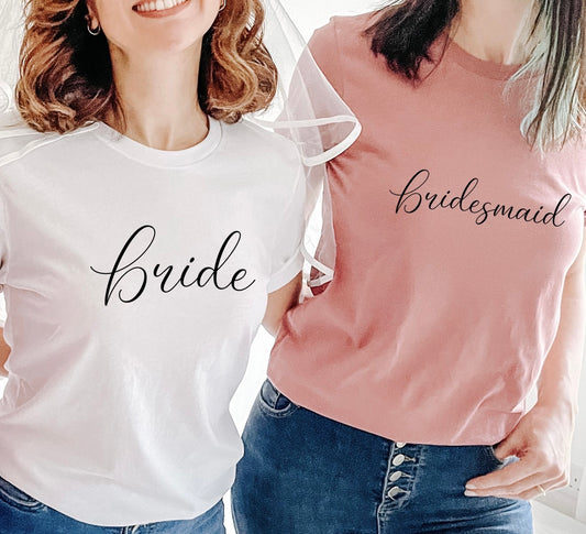 Bridal party T-Shirts